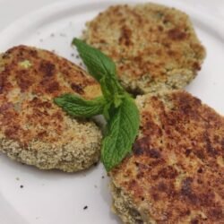 Galettes de sarrasin, fèves et menthe