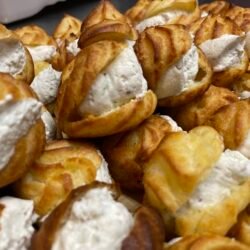 Choux au Bleu de Bonneval ou Bleu de Bresse