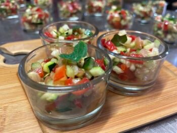Tartare de légumes d'été